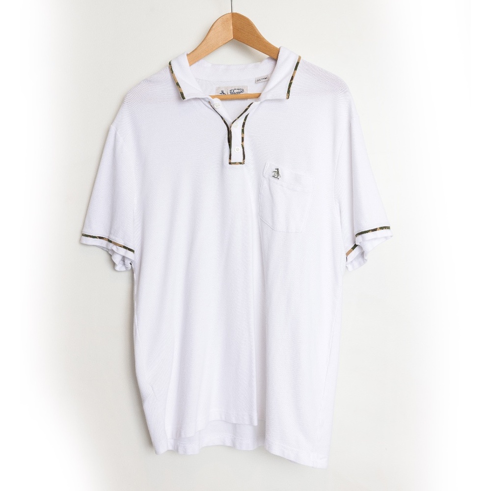 Original Penguin Camo-tipped Polo Shirt